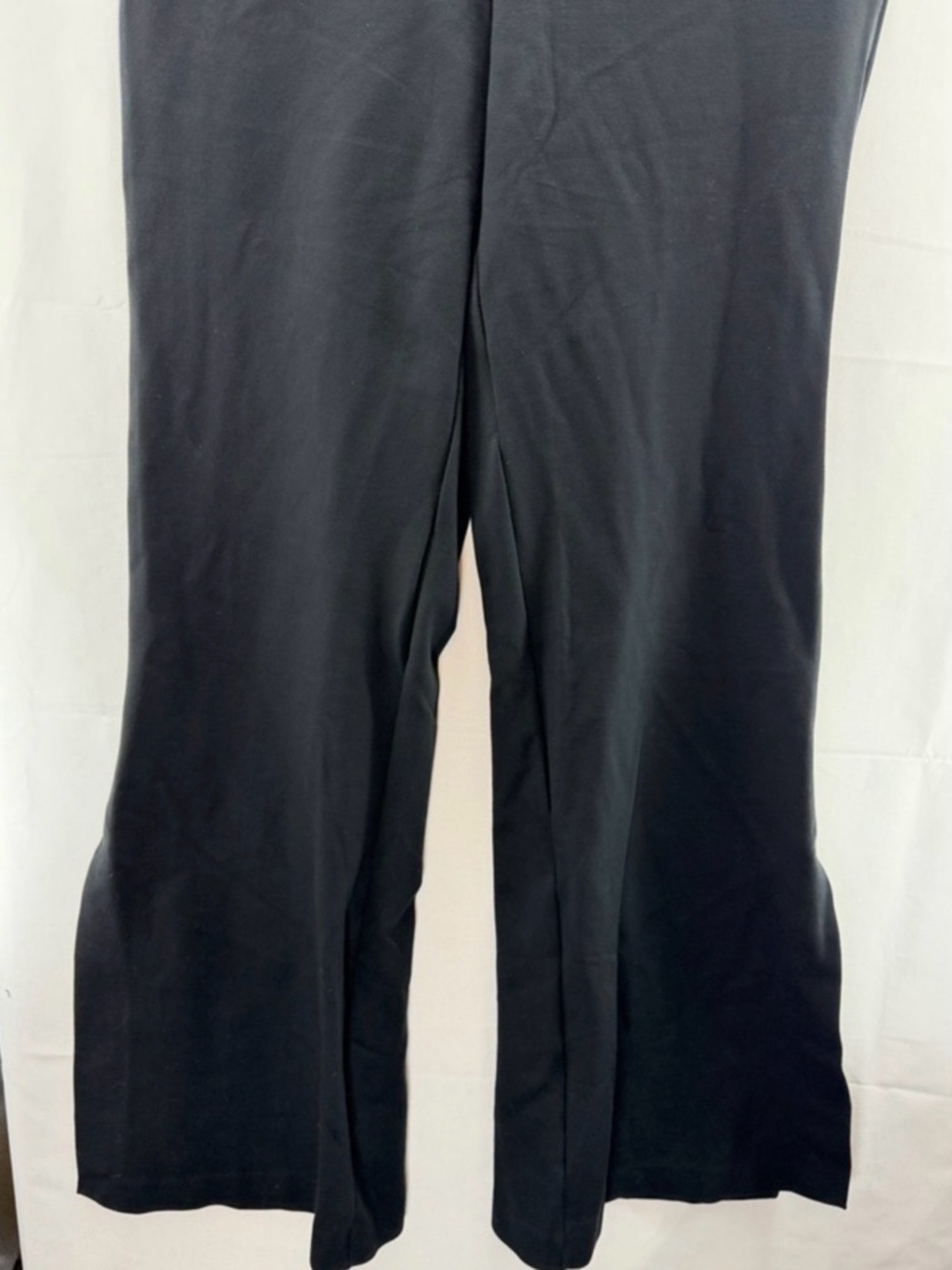 SPANX Black The Perfect Pant Flare Split Leg Pants Size Large Tall - Picture 4 of 10